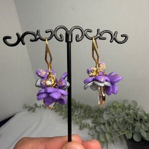 Handmade polymer clay earrings dangle